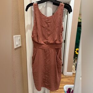 Wilfred Zero Dusty Rose Mini Dress